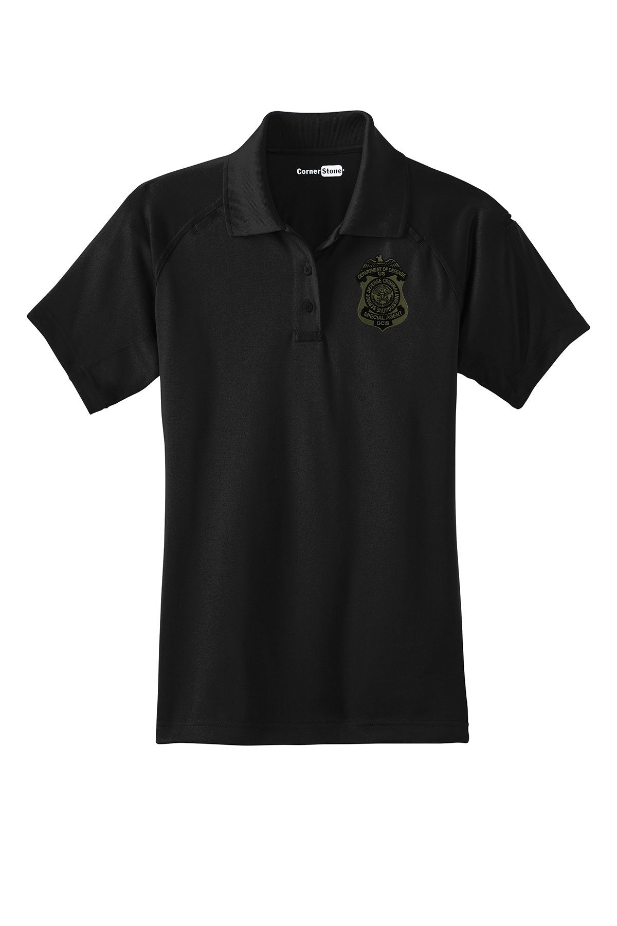 WOMEN'S DCIS S/A BADGE TACTICAL POLO-CS411