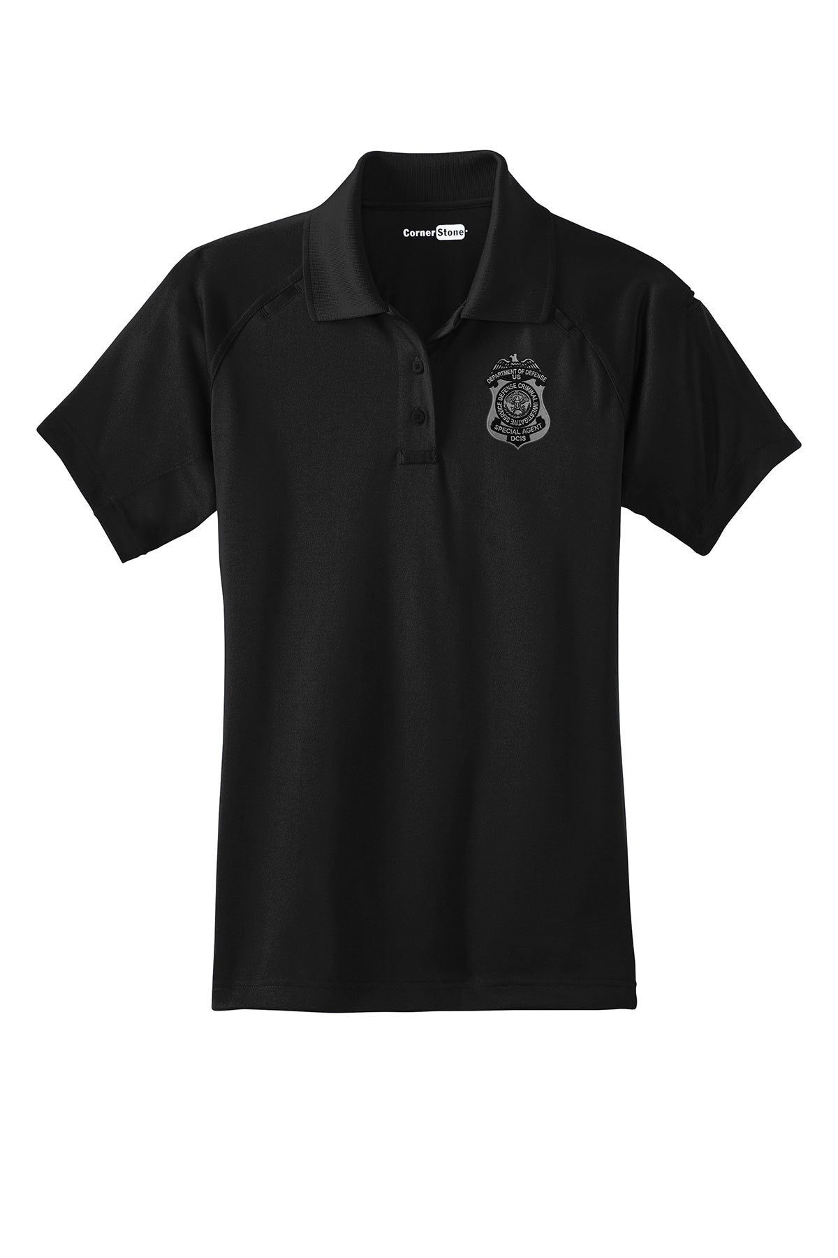 WOMEN'S DCIS S/A BADGE TACTICAL POLO-CS411