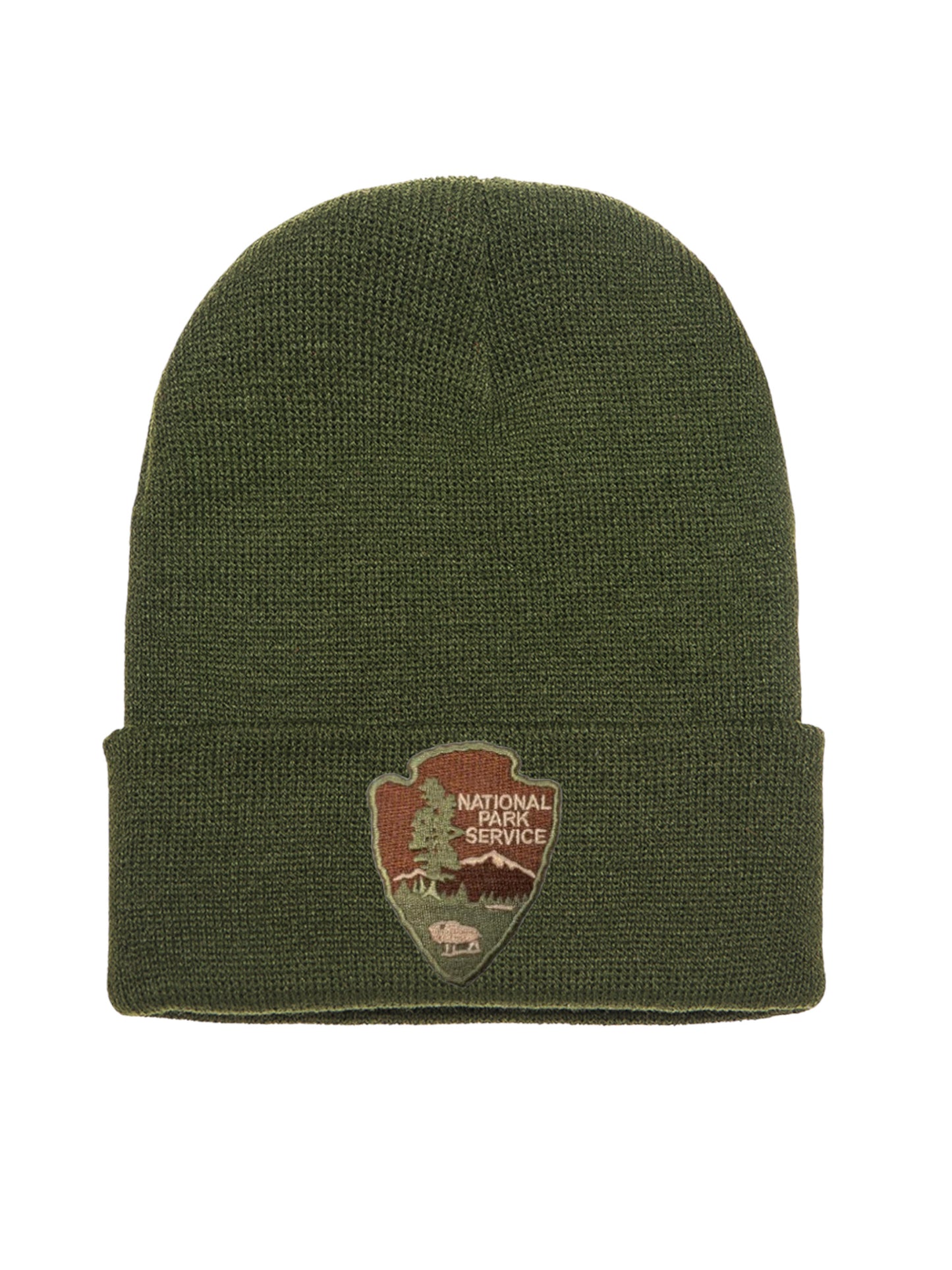 NPS ARROWHEAD BADGE CUFFED KNIT BEANIE