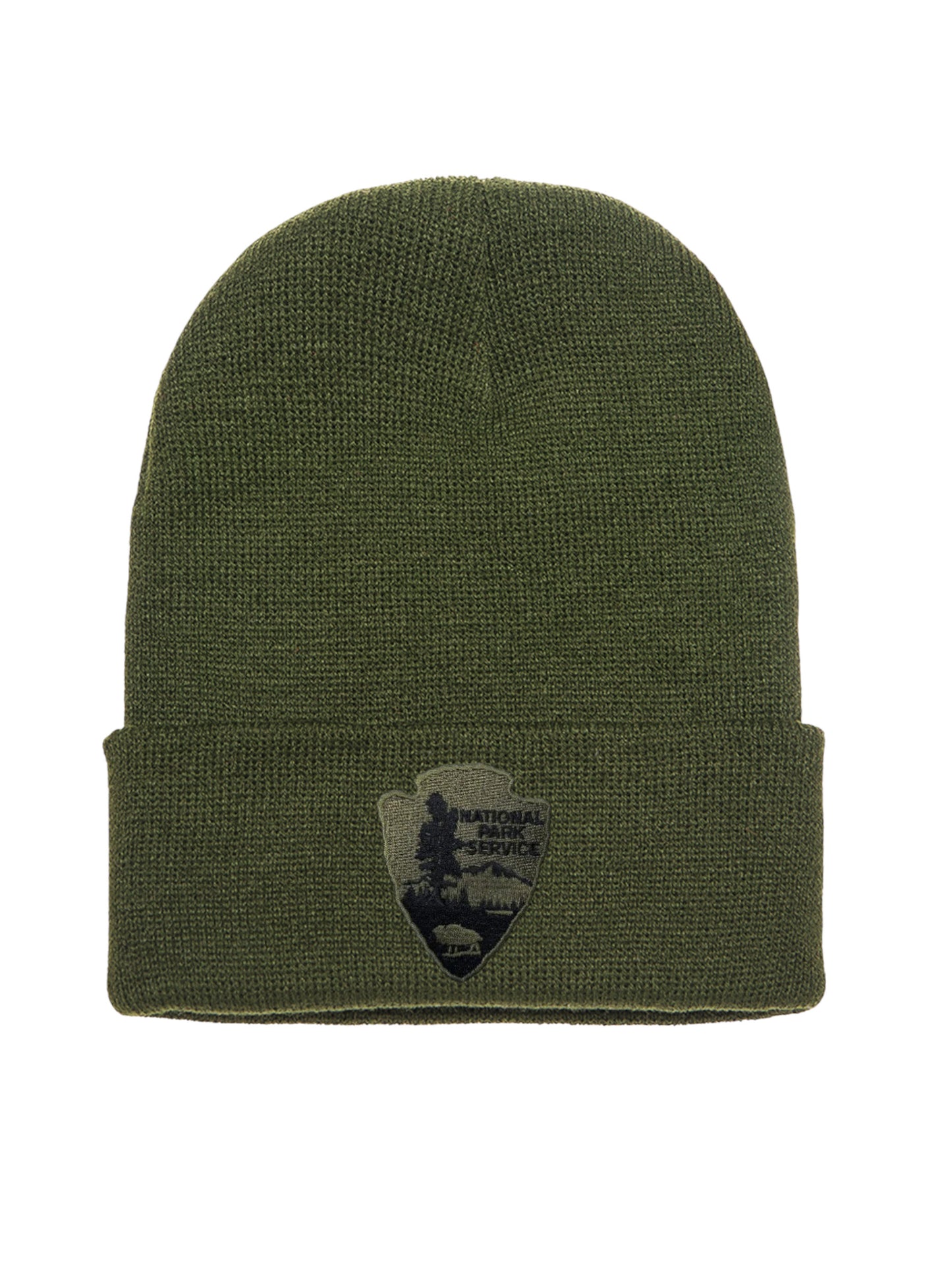 NPS ARROWHEAD BADGE CUFFED KNIT BEANIE