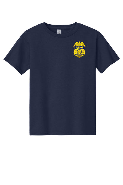 JUNIOR FEDERAL AGENT BADGE KID'S T-SHIRT