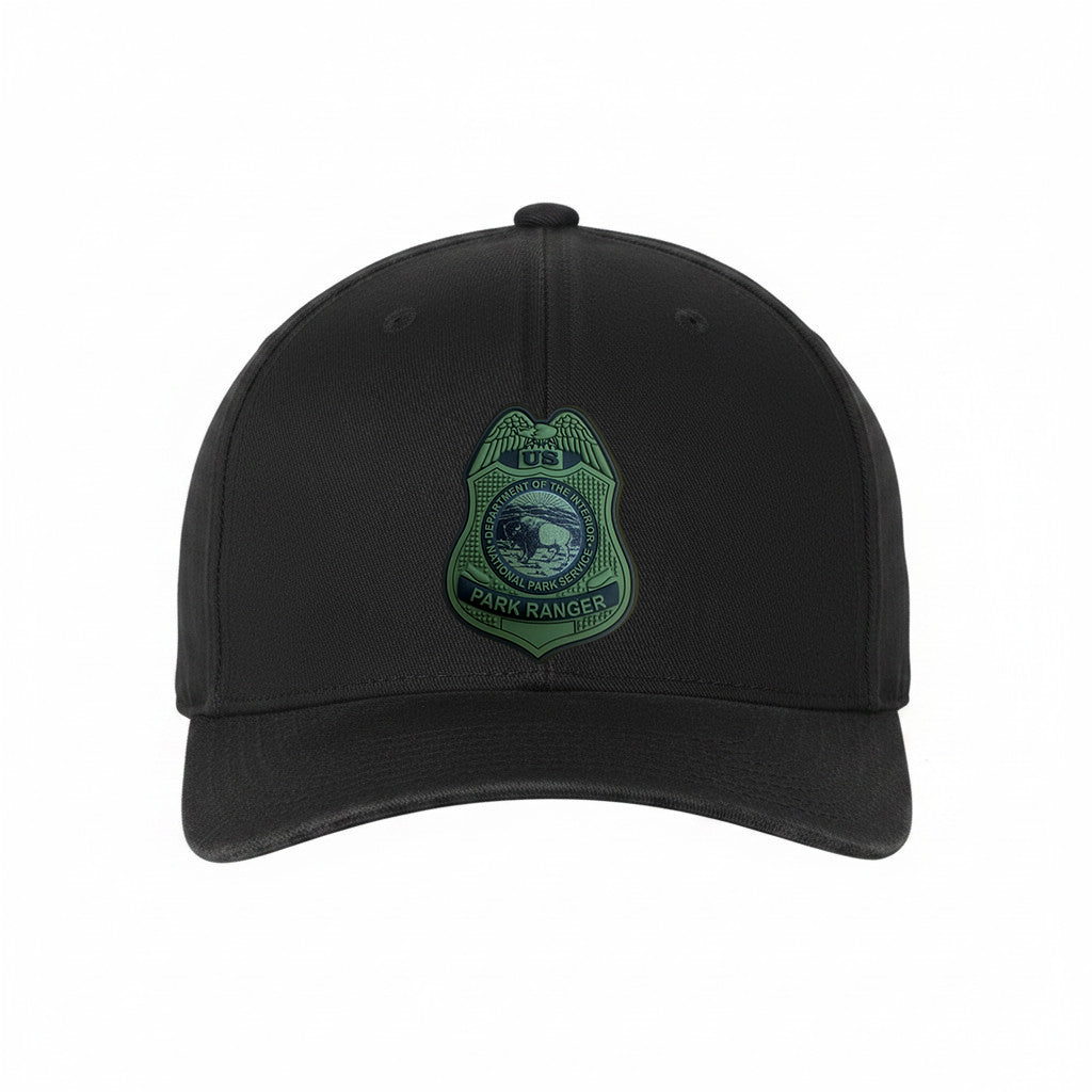 NPS PARK RANGER BADGE PVC PATCH FLEXFIT HAT