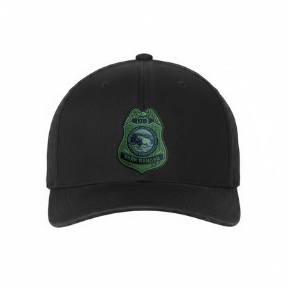 NPS PARK RANGER BADGE PVC PATCH FLEXFIT HAT