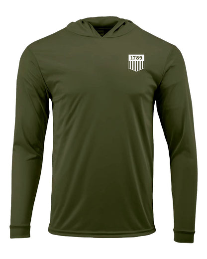 1789 SHIELD HOODED PULLOVER L/S T-SHIRT 220