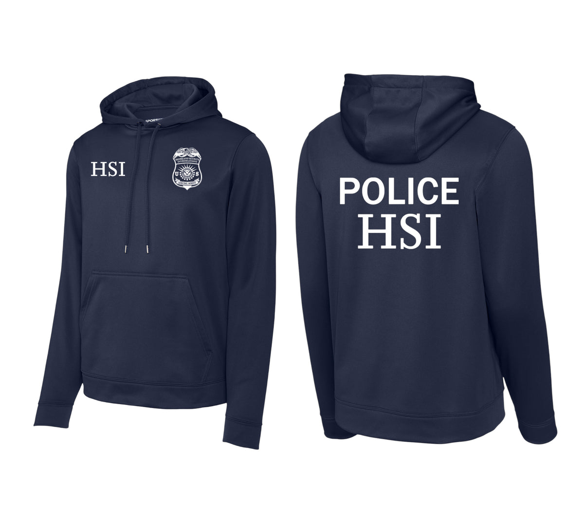 HSI SPECIAL AGENT RAID WICKING HOODED SWEATSHIRT-F244