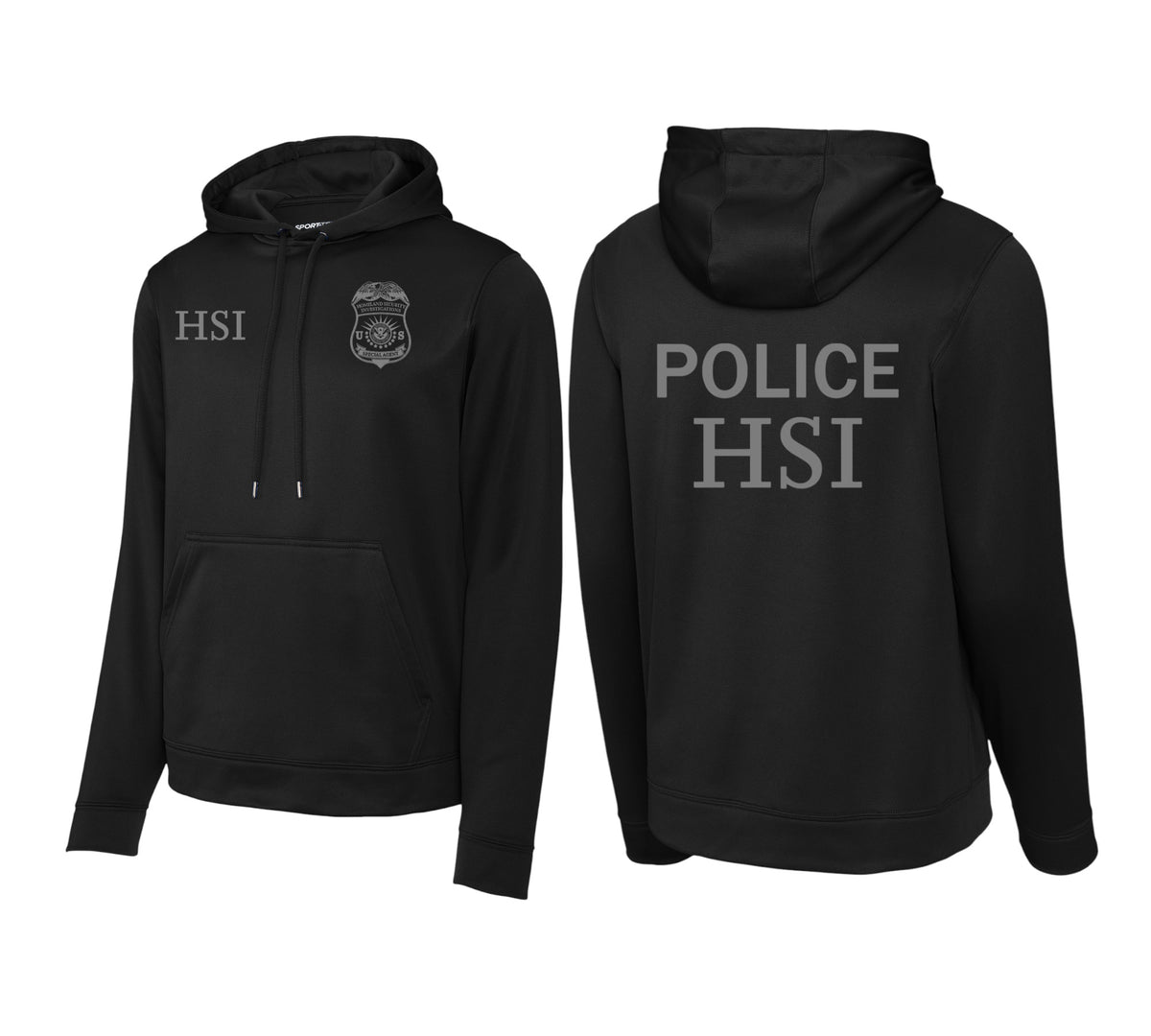 HSI SPECIAL AGENT RAID WICKING HOODED SWEATSHIRT-F244