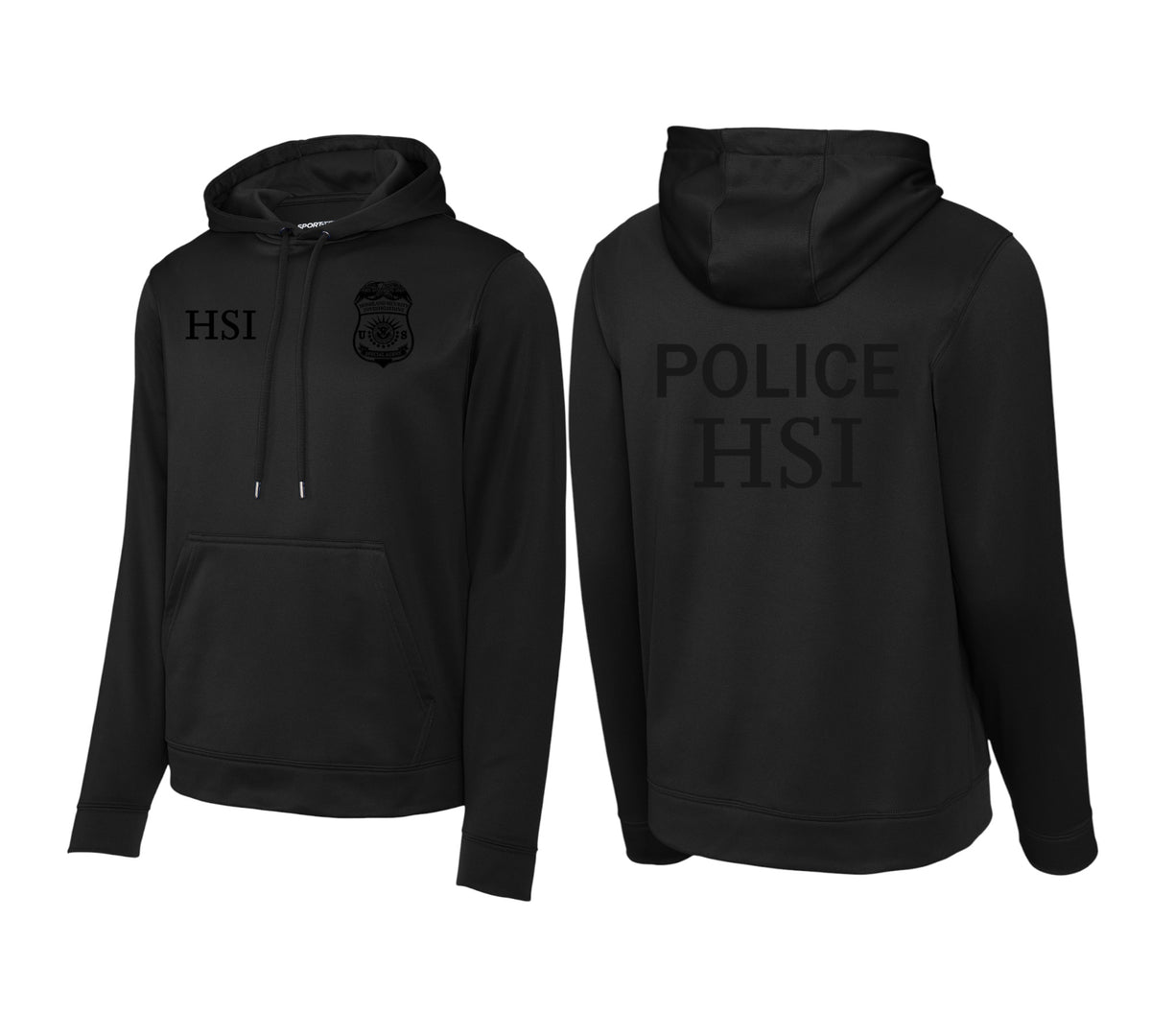 HSI SPECIAL AGENT RAID WICKING HOODED SWEATSHIRT-F244