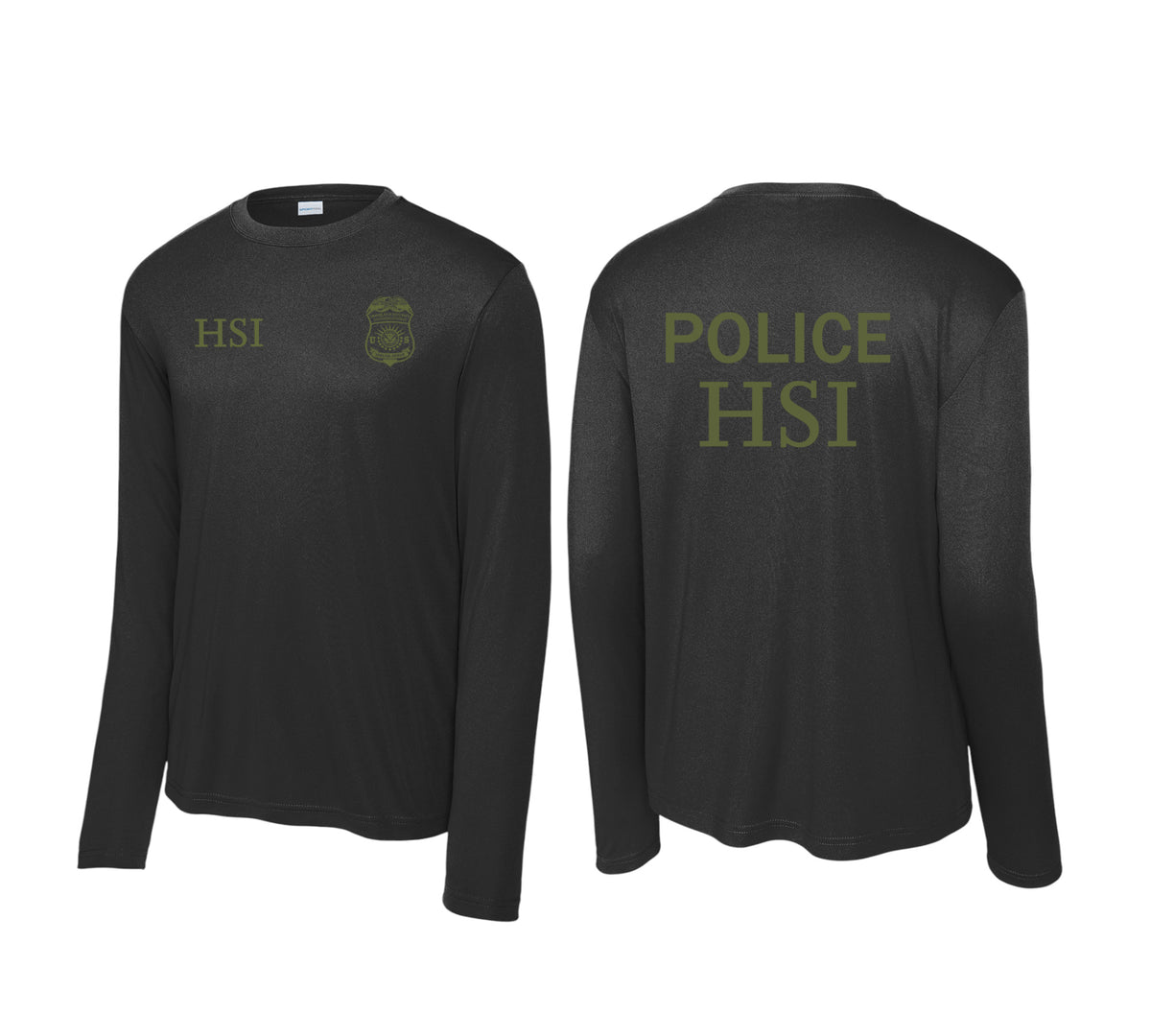 HSI SPECIAL AGENT LONGSLEEVE WICKING RAID TSHIRT-ST350LS