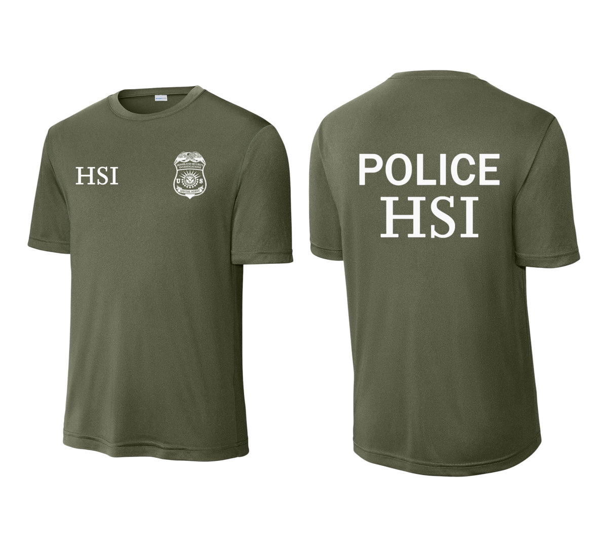 HSI SPECIAL AGENT WICKING RAID T-SHIRT-ST350
