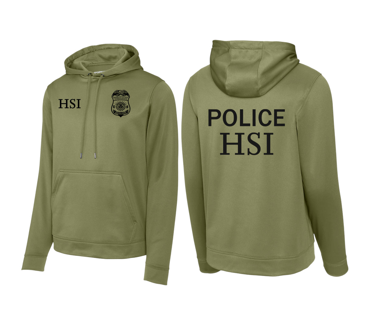 HSI SPECIAL AGENT RAID WICKING HOODED SWEATSHIRT-F244
