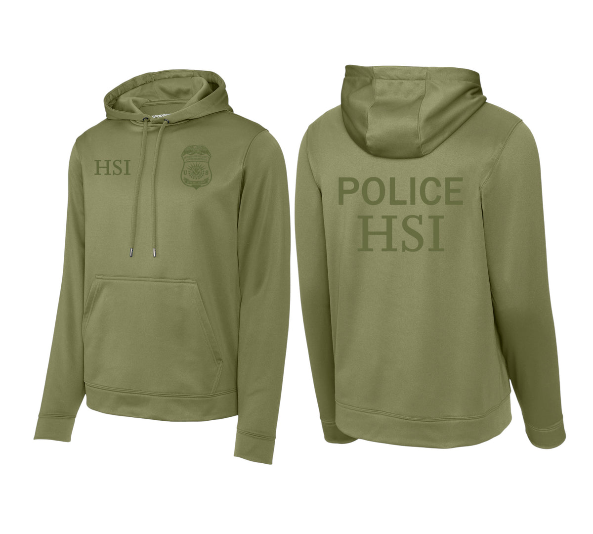 HSI SPECIAL AGENT RAID WICKING HOODED SWEATSHIRT-F244
