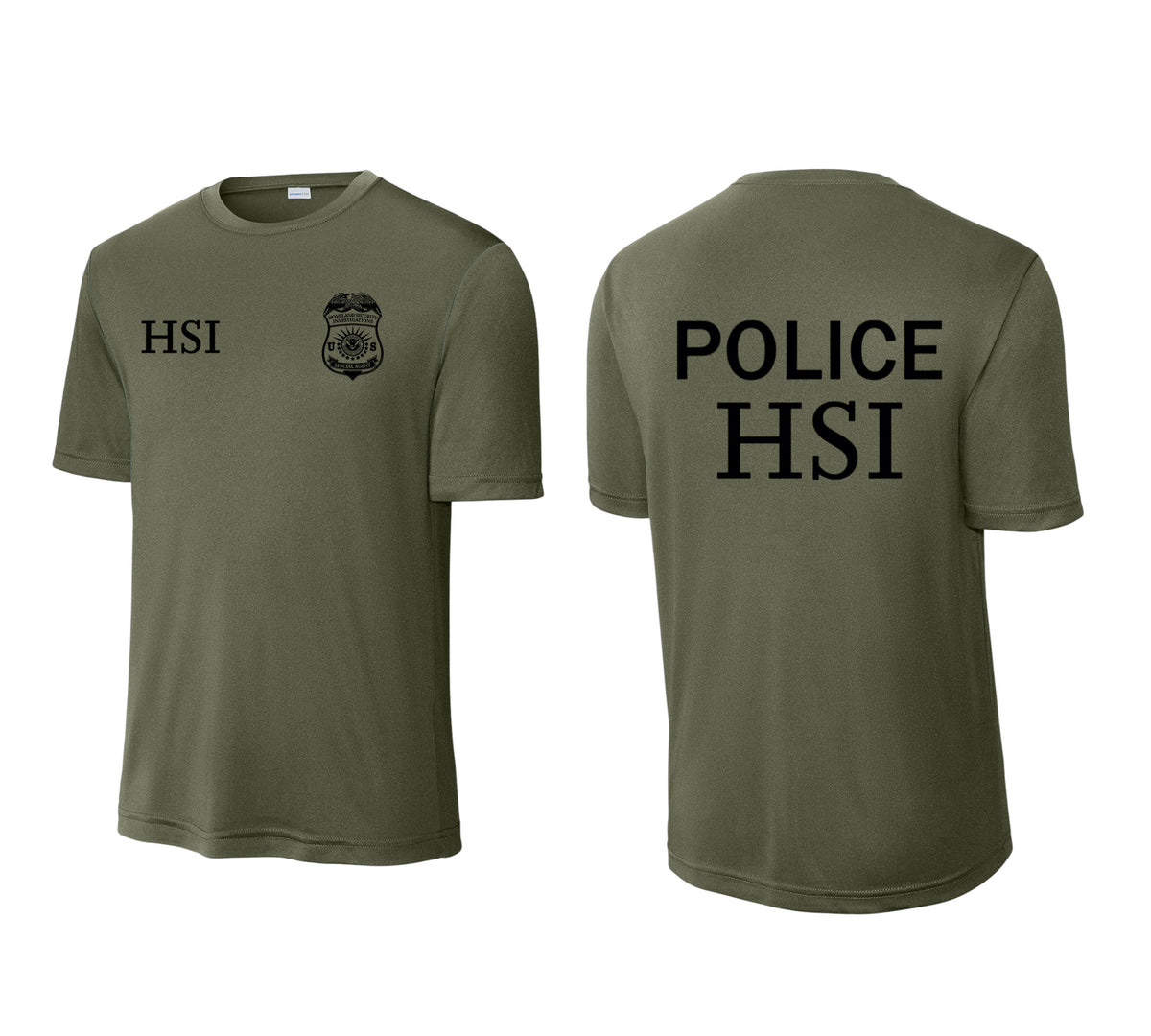 HSI SPECIAL AGENT WICKING RAID T-SHIRT-ST350