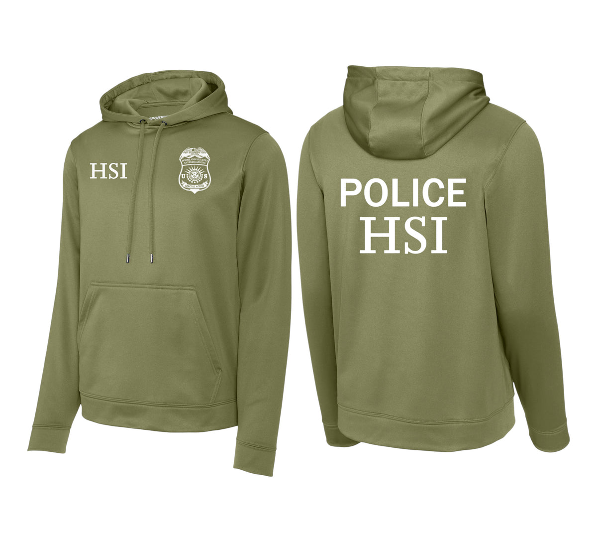 HSI SPECIAL AGENT RAID WICKING HOODED SWEATSHIRT-F244