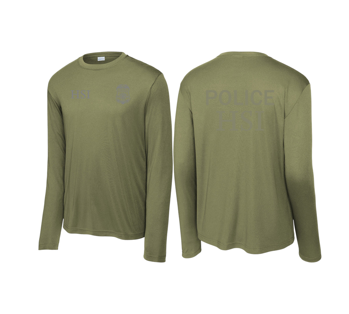 HSI SPECIAL AGENT LONGSLEEVE WICKING RAID TSHIRT-ST350LS