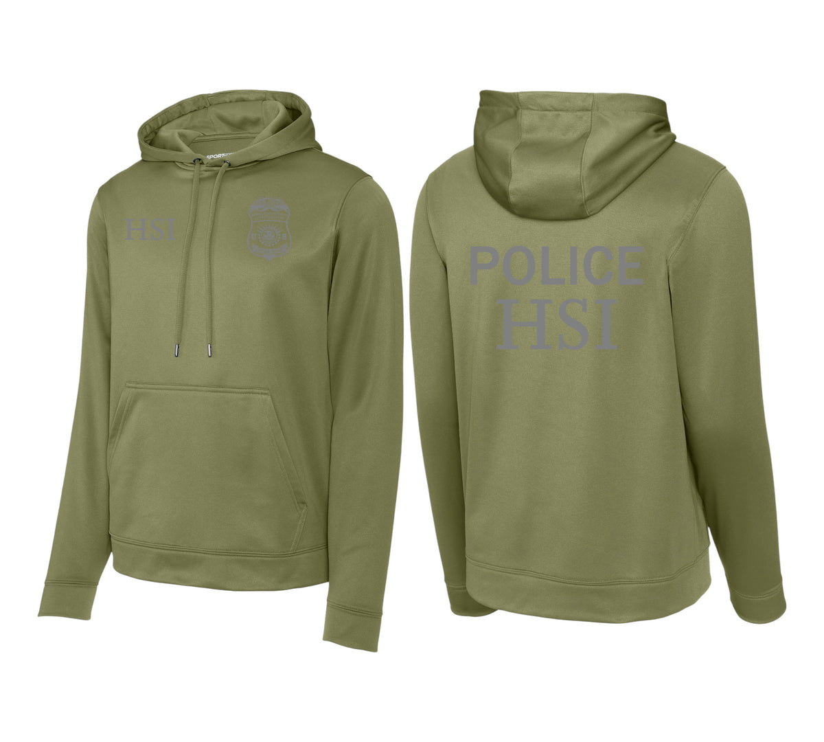 HSI SPECIAL AGENT RAID WICKING HOODED SWEATSHIRT-F244