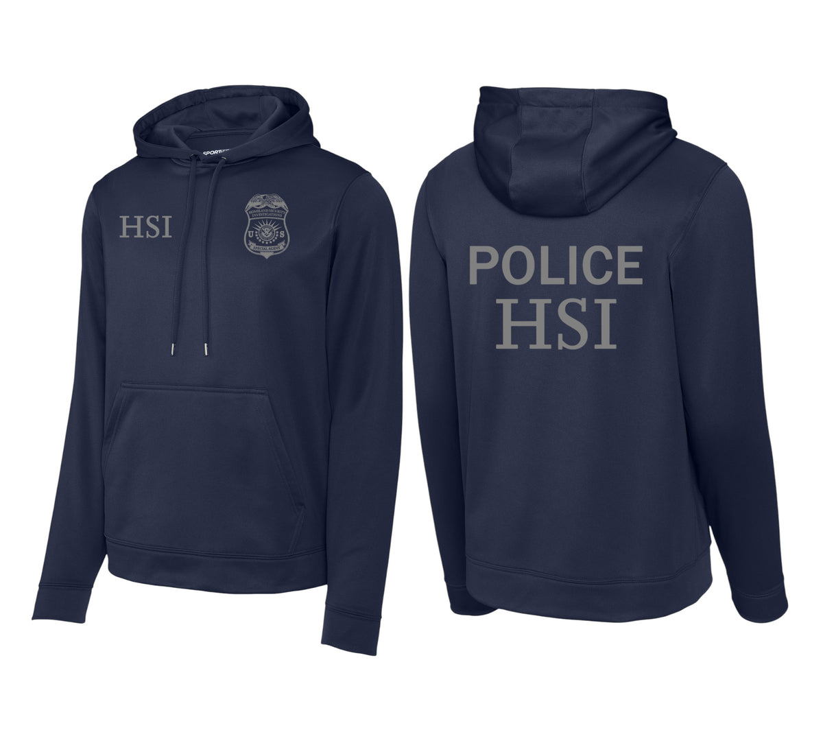 HSI SPECIAL AGENT RAID WICKING HOODED SWEATSHIRT-F244