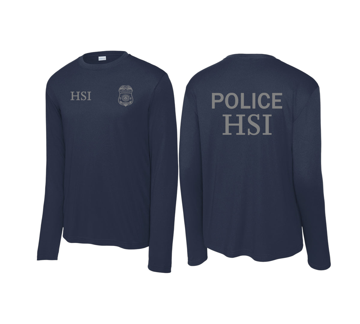 HSI SPECIAL AGENT LONGSLEEVE WICKING RAID TSHIRT-ST350LS