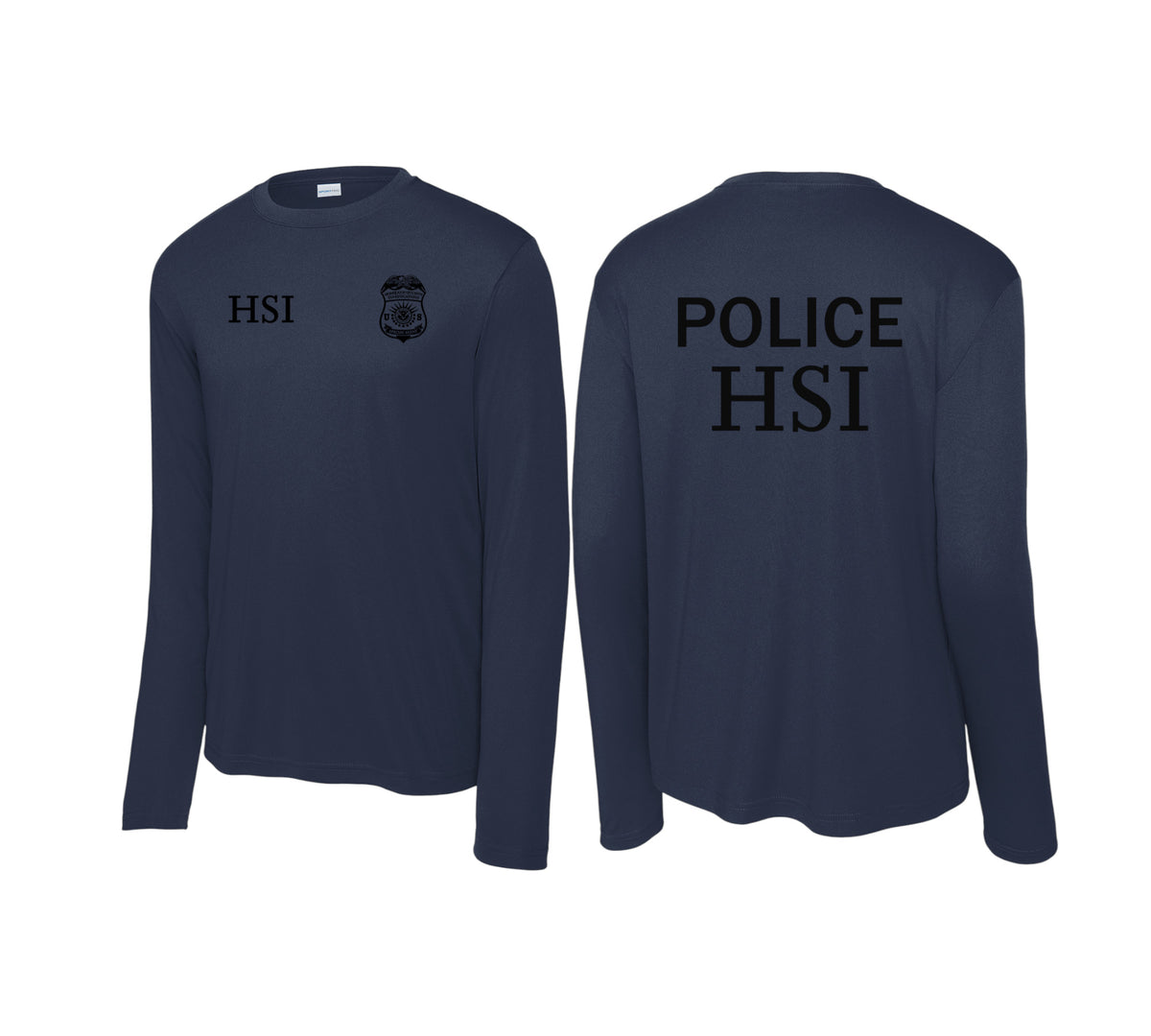 HSI SPECIAL AGENT LONGSLEEVE WICKING RAID TSHIRT-ST350LS