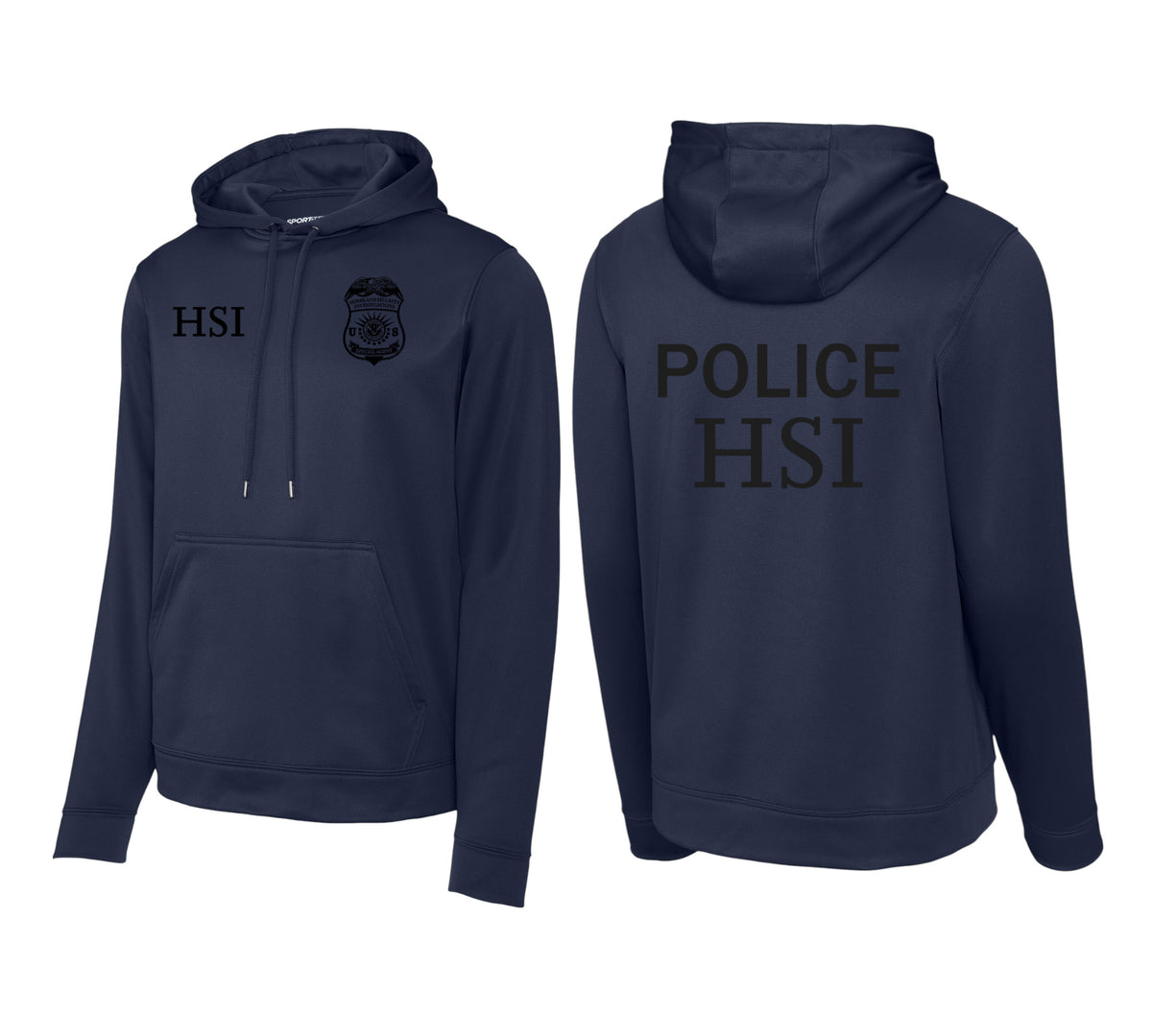 HSI SPECIAL AGENT RAID WICKING HOODED SWEATSHIRT-F244