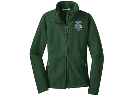 WOMEN'S DHS FPS BADGE FLEECE FULL ZIP JACKET-L217