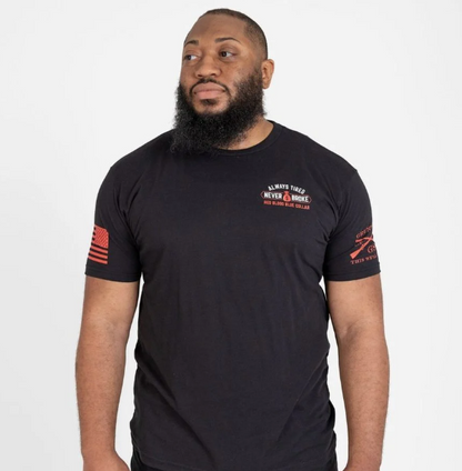GRUNT STYLE ALWAYS TIRED NEVER BROKE T-SHIRT - BLACK