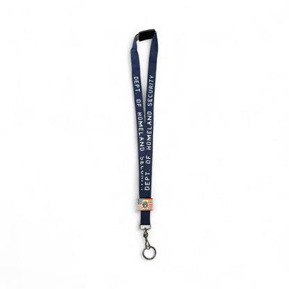 OVERSIZED AF OSI BADGE FLAG TIE PIN-GOLD/MULTI-1.25" X .75"
