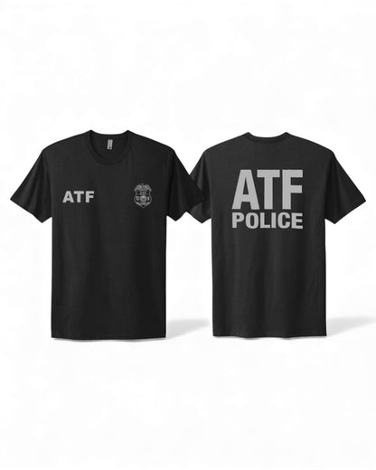 ATF RAID T-SHIRT BLACK/GREY