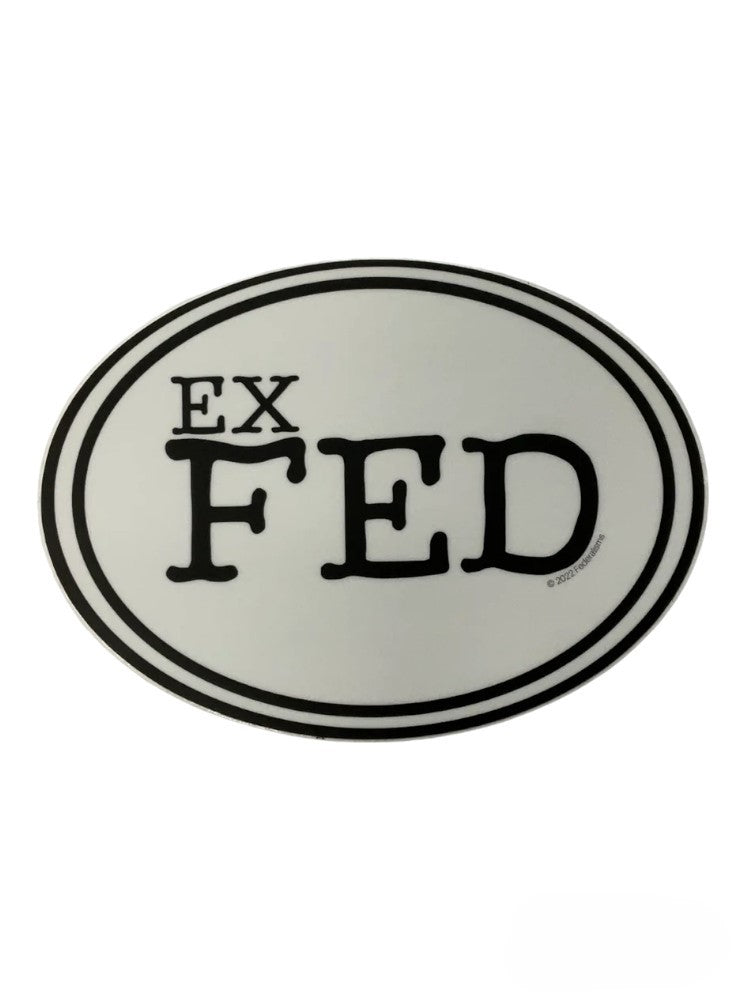 Exsh Sticker EXFED STICKER – Sally's Cop Shop