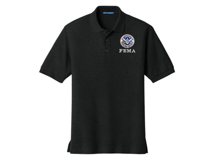 MEN'S FEMA BADGE PORT AUTHORITY POLO - K500