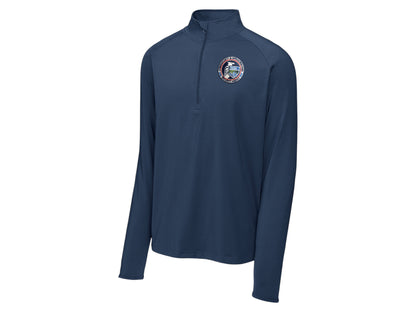 MEN'S CISA SEAL SPORT TEK SPORT WICK STRETCH 1/2 ZIP PULLOVER-ST850