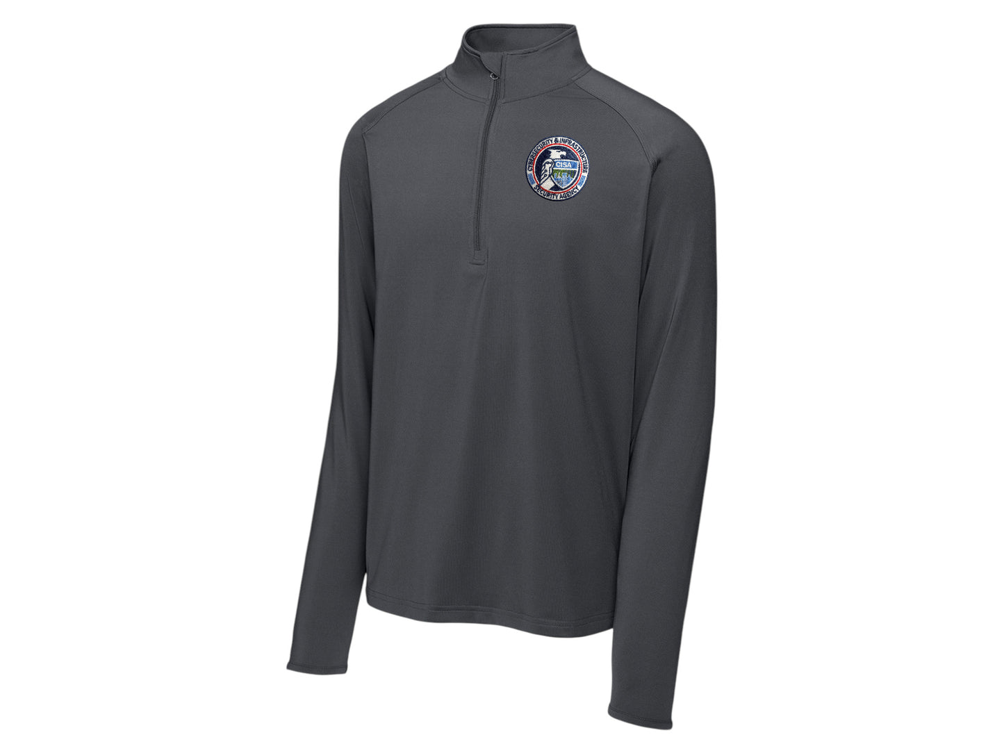 MEN'S CISA SEAL SPORT TEK SPORT WICK STRETCH 1/2 ZIP PULLOVER-ST850