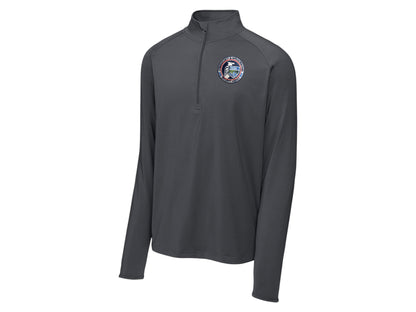 MEN'S CISA SEAL SPORT TEK SPORT WICK STRETCH 1/2 ZIP PULLOVER-ST850
