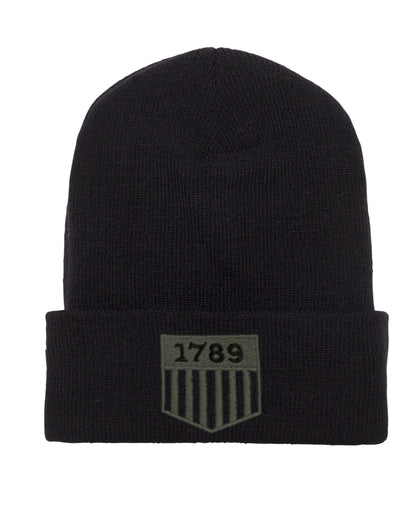 1789 SHIELD CUFFED KNIT BEANIE