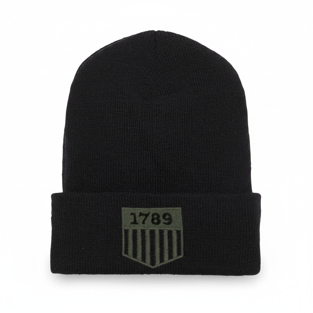 1789 SHIELD CUFFED KNIT BEANIE