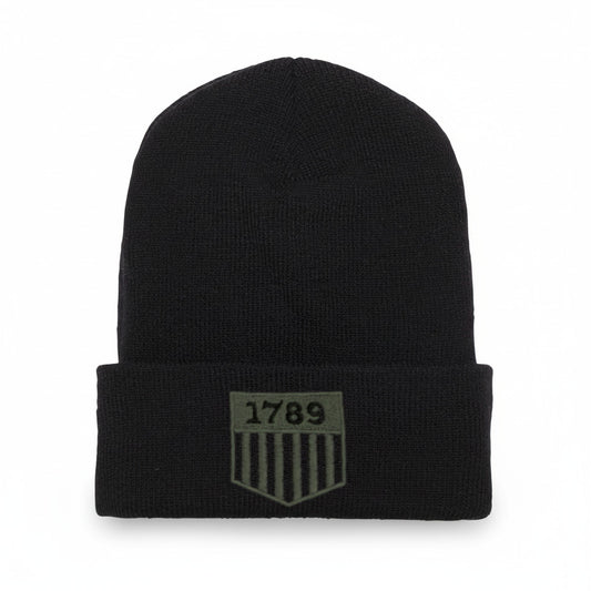 1789 SHIELD CUFFED KNIT BEANIE