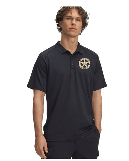UA TACTICAL PERFORMACE POLO W/ PRINTED USMS STAR-6004146