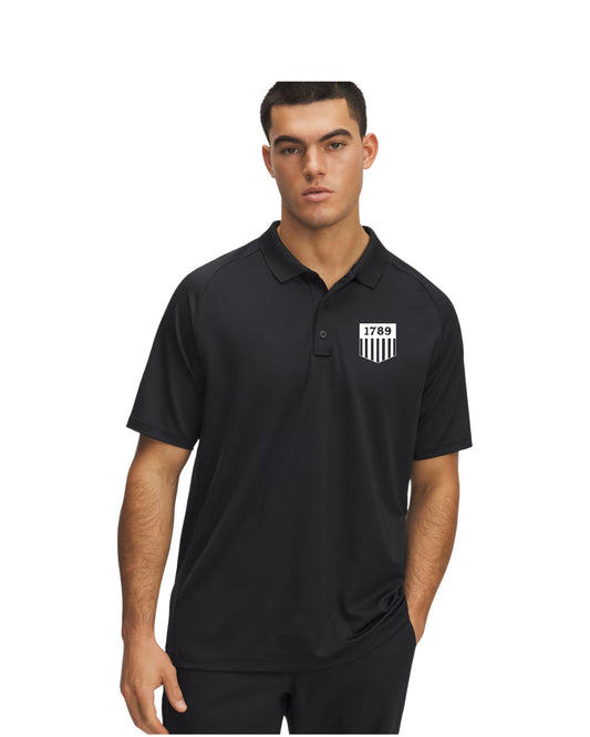 UA TACTICAL PERFORMANCE POLO W/ PRINTED 1789 SHIELD-600416