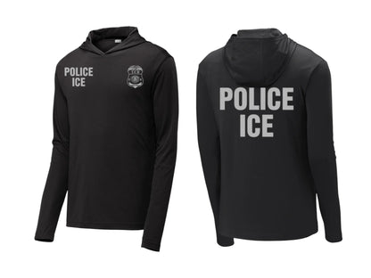 POLICE ICE WICKING HOODED PULLOVER-ST358