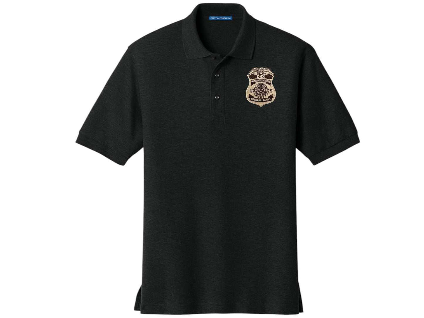 MEN'S DHS FPS BADGE PORT AUTHORITY POLO - K500