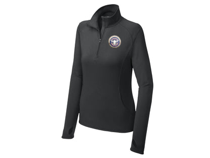 TSA INSIGNIA WOMEN'S SPORT TEK SPORT WICK STRETCH 1/2 ZIP PULLOVER-LST850