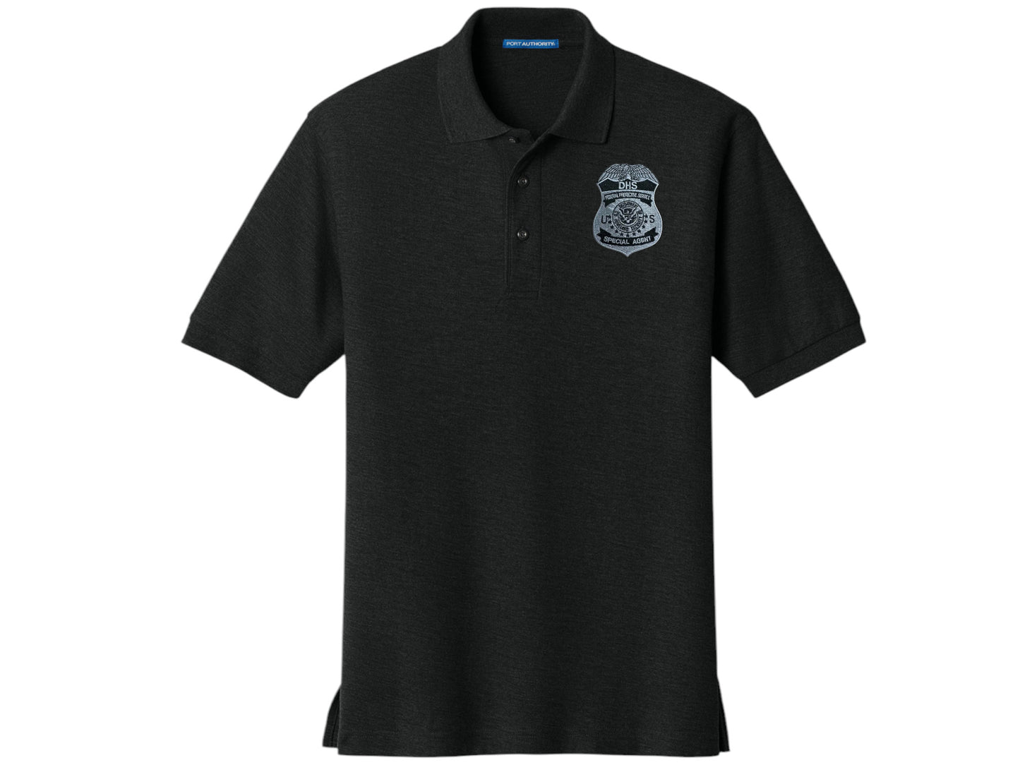 MEN'S DHS FPS BADGE PORT AUTHORITY POLO - K500