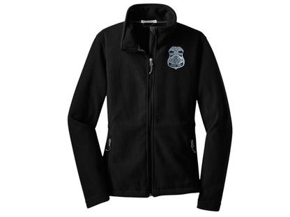 WOMEN'S DHS FPS BADGE FLEECE FULL ZIP JACKET-L217