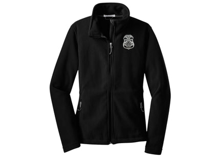 WOMEN'S DHS FPS BADGE FLEECE FULL ZIP JACKET-L217