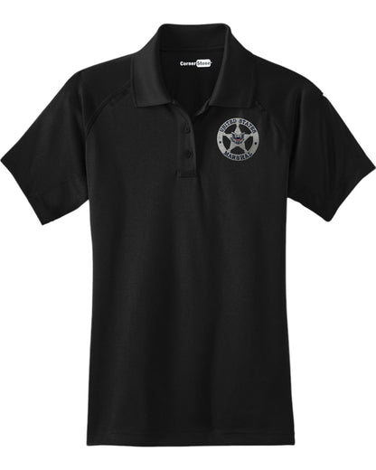 WOMEN'S TACTICAL PERFORMANCE POLO W/ USMS STAR-CS411