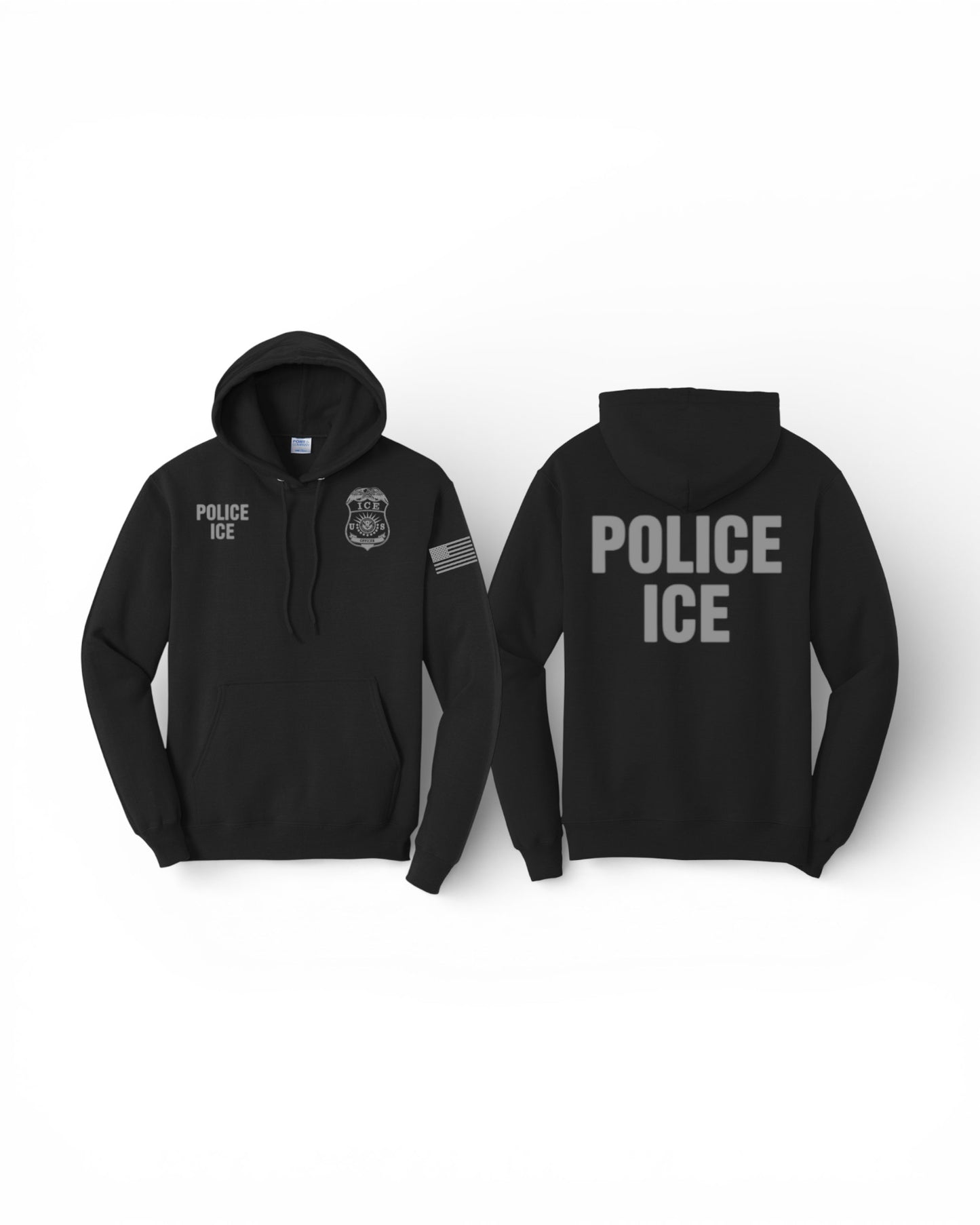 POLICE ICE COTTON HOODIE-PC78H