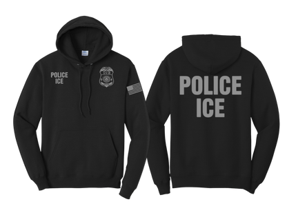 POLICE ICE COTTON HOODIE-PC78H