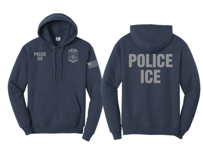 POLICE ICE COTTON HOODIE-PC78H