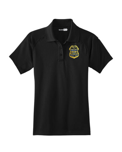 WOMEN'S IRS CI S/A BADGE POLO-CS411