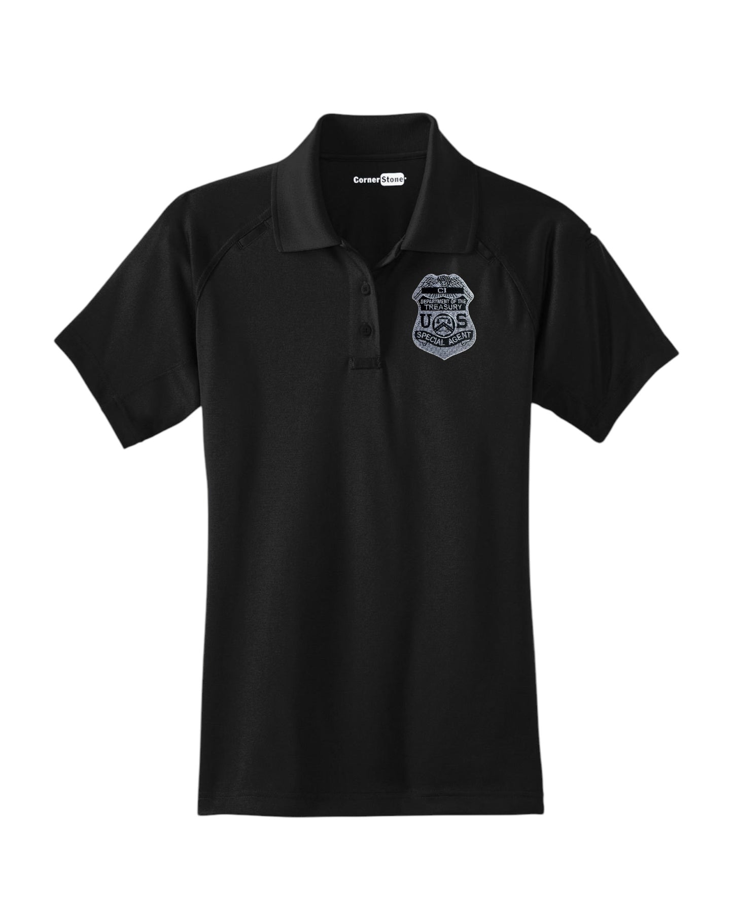 WOMEN'S IRS CI S/A BADGE POLO-CS411