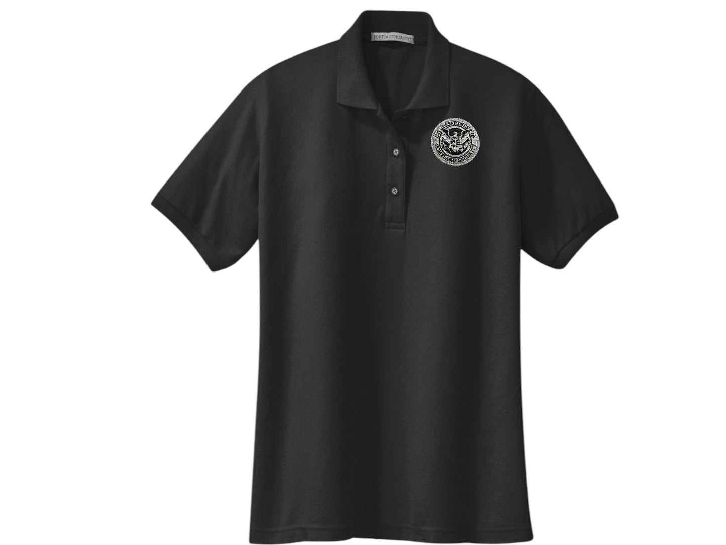CLEARANCE WOMEN'S DHS SEAL PORT AUTHORITY POLO - L500
